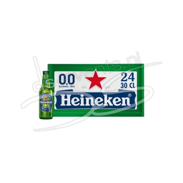 Heineken 0.0 Bottle 30cl (krat á 24 stuks)