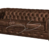Chesterfield bruin 3-zitter