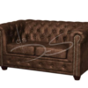 Chesterfield bruin 2-zitter