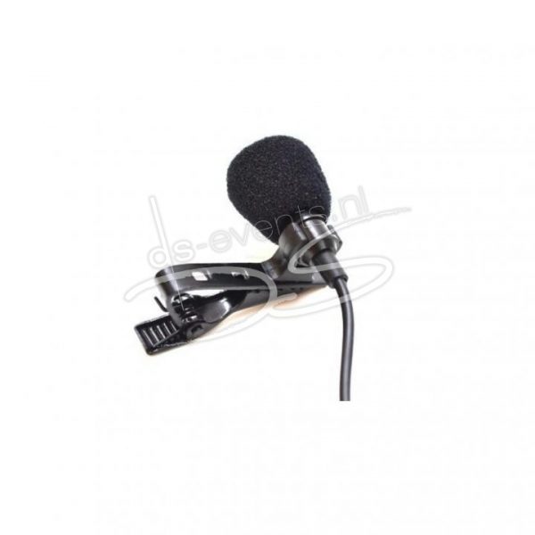 Dasspeld microfoon Shure MX185 (set; zender (beltpack), ontvanger en Dasspeld- microfoon)