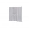 Pipe n drape set 24m kleur wit, hoogte 180-420cm, inclusief vloerplaten 14kg p/s.