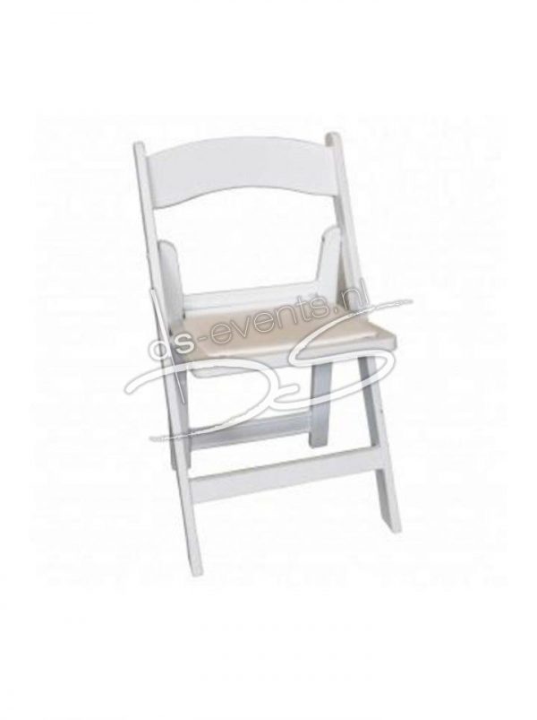 Wedding Chair Wit Inklapbaar